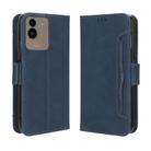 For Aiwa Phone B-2 JA3-SMP0602 Skin Feel Calf Texture Card Slots Leather Phone Case(Blue) - 2
