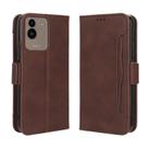 For Aiwa Phone B-2 JA3-SMP0602 Skin Feel Calf Texture Card Slots Leather Phone Case(Brown) - 2