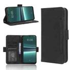 For HTC U23 / U23 Pro Skin Feel Calf Texture Card Slots Leather Phone Case(Black) - 1