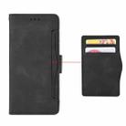 For HTC U23 / U23 Pro Skin Feel Calf Texture Card Slots Leather Phone Case(Black) - 3