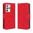 For HTC U23 / U23 Pro Skin Feel Calf Texture Card Slots Leather Phone Case(Red) - 2