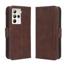 For HTC U23 / U23 Pro Skin Feel Calf Texture Card Slots Leather Phone Case(Brown) - 2