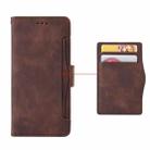 For HTC U23 / U23 Pro Skin Feel Calf Texture Card Slots Leather Phone Case(Brown) - 3