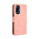 For HTC U24 Pro Skin Feel Calf Texture Card Slots Leather Phone Case(Pink) - 3