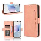 For Cubot Note 50 Skin Feel Calf Texture Card Slots Leather Phone Case(Pink) - 1