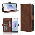 For Cubot Note 50 Skin Feel Calf Texture Card Slots Leather Phone Case(Brown) - 1