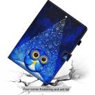 For Samsung Galaxy Tab A 8.0 2019 / T290 Colored Drawing Stitching Horizontal Flip Leather Case with Holder & Card Slots(Night Sky Owl) - 10