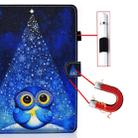 For Samsung Galaxy Tab A 8.0 2019 / T290 Colored Drawing Stitching Horizontal Flip Leather Case with Holder & Card Slots(Night Sky Owl) - 11