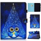 For Huawei MediaPad T3 10.0 inch Colored Drawing Stitching Horizontal Flip Leather Case with Holder & Card Slots(Night Sky Owl) - 1