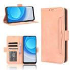 For Blackview A53 / A53 Pro Skin Feel Calf Texture Card Slots Leather Phone Case(Pink) - 1