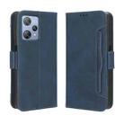 For Blackview A53 / A53 Pro Skin Feel Calf Texture Card Slots Leather Phone Case(Blue) - 2