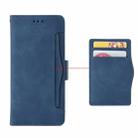 For Blackview A53 / A53 Pro Skin Feel Calf Texture Card Slots Leather Phone Case(Blue) - 3