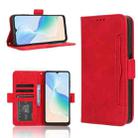For Blackview Oscal C30 / C30 Pro Skin Feel Calf Texture Card Slots Leather Phone Case(Red) - 1