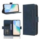 For Blackview Oscal C30 / C30 Pro Skin Feel Calf Texture Card Slots Leather Phone Case(Blue) - 1