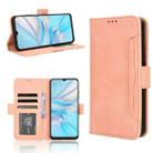 For Blackview Oscal C70 Skin Feel Calf Texture Card Slots Leather Phone Case(Pink) - 1