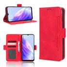 For Blackview A52 / A52 Pro Skin Feel Calf Texture Card Slots Leather Phone Case(Red) - 1