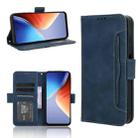 For Blackview A96 Skin Feel Calf Texture Card Slots Leather Phone Case(Blue) - 1