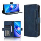 For Blackview A200 Pro Skin Feel Calf Texture Card Slots Leather Phone Case(Blue) - 1