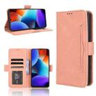 For Blackview Color 8 / Oscal Modern 8 Skin Feel Calf Texture Card Slots Leather Phone Case(Pink) - 1