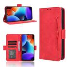 For Blackview Color 8 / Oscal Modern 8 Skin Feel Calf Texture Card Slots Leather Phone Case(Red) - 1