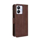 For Blackview Color 8 / Oscal Modern 8 Skin Feel Calf Texture Card Slots Leather Phone Case(Brown) - 3