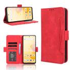 For Blackview Shark 8 / Oscal Tiger 12 Skin Feel Calf Texture Card Slots Leather Phone Case(Red) - 1