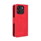 For Blackview Wave 6C Skin Feel Calf Texture Card Slots Leather Phone Case(Red) - 3