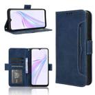 For Blackview Wave 6C Skin Feel Calf Texture Card Slots Leather Phone Case(Blue) - 1