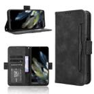 For Blackview Wave 8 / 8C / Oscal Flat 2 Skin Feel Calf Texture Card Slots Leather Phone Case(Black) - 1