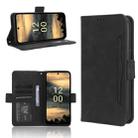 For Nokia XR21 Skin Feel Calf Texture Card Slots Leather Phone Case(Black) - 1