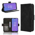 For Nokia C210 Skin Feel Calf Texture Card Slots Leather Phone Case(Black) - 1