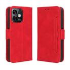 For Ulefone Note 16 Pro Skin Feel Calf Texture Card Slots Leather Phone Case(Red) - 2