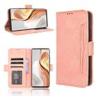 For Ulefone Note 17 Pro Skin Feel Calf Texture Card Slots Leather Phone Case(Pink) - 1