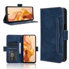 For Ulefone Note 18 Ultra Skin Feel Calf Texture Card Slots Leather Phone Case(Blue) - 1