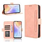 For Ulefone Note 20 Pro Skin Feel Calf Texture Card Slots Leather Phone Case(Pink) - 1