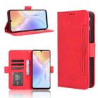 For Ulefone Note 20 Pro Skin Feel Calf Texture Card Slots Leather Phone Case(Red) - 1