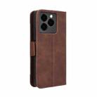 For Ulefone Note 20 Pro Skin Feel Calf Texture Card Slots Leather Phone Case(Brown) - 3