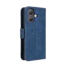 For Ulefone Note 21 Skin Feel Calf Texture Card Slots Leather Phone Case(Blue) - 3