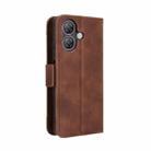 For Ulefone Note 21 Skin Feel Calf Texture Card Slots Leather Phone Case(Brown) - 3