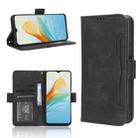 For ZTE Axon 40 Lite Skin Feel Calf Texture Card Slots Leather Phone Case(Black) - 1