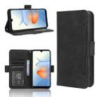 For ZTE Blade L220 Skin Feel Calf Texture Card Slots Leather Phone Case(Black) - 1