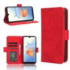 For ZTE Blade L220 Skin Feel Calf Texture Card Slots Leather Phone Case(Red) - 1