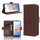 For ZTE Blade L220 Skin Feel Calf Texture Card Slots Leather Phone Case(Brown) - 1