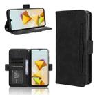 For ZTE Blade A73 5G Skin Feel Calf Texture Card Slots Leather Phone Case(Black) - 1