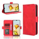 For ZTE Blade A73 5G Skin Feel Calf Texture Card Slots Leather Phone Case(Red) - 1