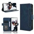 For ZTE nubia Red Magic 9 Pro+ Skin Feel Calf Texture Card Slots Leather Phone Case(Blue) - 1