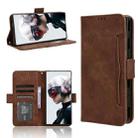 For ZTE nubia Red Magic 9 Pro+ Skin Feel Calf Texture Card Slots Leather Phone Case(Brown) - 1