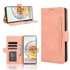 For ZTE nubia Z60 Ultra Skin Feel Calf Texture Card Slots Leather Phone Case(Pink) - 1