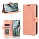 For ZTE Libero 5G IV Skin Feel Calf Texture Card Slots Leather Phone Case(Pink) - 1