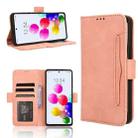 For ZTE Anshin Family Skin Feel Calf Texture Card Slots Leather Phone Case(Pink) - 1